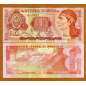 HONDURAS 1 LEMPIRA 1997 INDIO y RUINAS DE COPAN JUEGO DE PELOTA y ESCALINATA Pick 79.A BILLETE SC UNC BANKNOTE