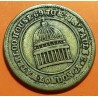 INGLATERRA Ficha de publicidad 1860 ALLAN SON & Co PASAMANERIA WATERLOO HOUSE 69 70 LATON Token