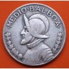 PANAMA 1/2 BALBOA 1966 BUSTO DE BALBOA KM.12.A.1 MONEDA DE PLATA MBC+ Medio Balboa 1966 silver coin