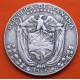 PANAMA 1/2 BALBOA 1966 BUSTO DE BALBOA KM.12.A.1 MONEDA DE PLATA MBC Medio Balboa 1966 silver coin