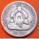 @ESCASA@ HONDURAS 50 CENTAVOS DE LEMPIRA 1931 JEFE INDIO KM.74 MONEDA DE PLATA MBC- silver coin
