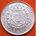 @RARA@ SUECIA 1 KRONE 1941 G Rey GUSTAV V 2ª GUERRA MUNDIAL KM.786.2 MONEDA DE PLATA MBC+ Sweden WWII EPOCA NAZI