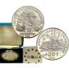 FRANCIA 100 FRANCOS 1991 RENÉ DESCARTES KM.1002 PLATA PROOF + CERTIFICADO France 15 Ecus 1991