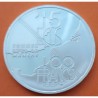 FRANCIA 100 FRANCOS 1994 EUROTUNEL KM.1060 MONEDA DE PLATA PROOF France 15 Ecus ESTUCHE y CERTIFICADO