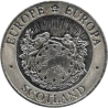 @ESTUCHE y CERTIFICADO@ ESCOCIA 25 ECU 1992 UNICORNIO MONEDA DE PLATA PROOF silver 0,74 ONZAS