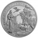 . 1 aaacoin SANTA HELENA 1 LIBRA 2023 PRINCESA DRAGÓN CABALLERO UNA and THE LION 2ª MONEDA DE PLATA ONZA Oz The Faerie Queene