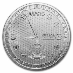 . 1 aaacoin x NIUE 2 DOLARES 2021 PERSEVERANCE ONDA ESPECIAL EN MARTE MONEDA DE PLATA cápsula OZ ONZA
