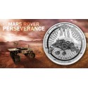 . 1 aaacoin NIUE 2 DOLARES 2021 PERSEVERANCE ONDA ESPECIAL EN MARTE MONEDA DE PLATA cápsula OZ ONZA