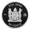 . 1 aaacoin @Tirada 5.000@ ISLAS FIJI 50 CENTAVOS 2024 POPEYE Famoso dibujo animado MONEDA DE PLATA PROOFLIKE capsula FIDJI