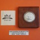 @ESTUCHE y CERTIFICADO@ INGLATERRA 25 ECU 1993 PUENTE DE LONDRES y BARCOS MONEDA DE PLATA PROOF silver Twenty Five 0,68 ONZAS