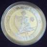 @ESTUCHE y CERTIFICADO@ IRLANDA DEL NORTE 25 ECU 1992 JOVEN y ARPA KM.X.P.3 MONEDA DE PLATA PROOF silver 0,68 ONZAS