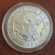 @ESTUCHE y CERTIFICADO@ ESCOCIA 25 ECU 1992 UNICORNIO MONEDA DE PLATA PROOF silver 0,68 ONZAS