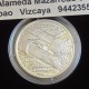 @ESTUCHE y CERTIFICADO@ GIBRALTAR 14 ECUS / 10 LIBRAS 1993 EUROTUNNEL y TREN KM.479 MONEDA DE PLATA PROOF
