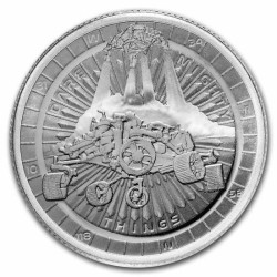 . 1 aaacoin x NIUE 2 DOLARES 2021 PERSEVERANCE ONDA ESPECIAL EN MARTE MONEDA DE PLATA cápsula OZ ONZA
