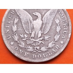 ESTADOS UNIDOS 1 DOLAR 1901 O MORGAN KM.110 MONEDA DE PLATA MUY CIRCULADA USA Silver $1 Dollar Coin R/5