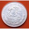 MEXICO 50 PESOS 1985 FIFA MUNDIAL DE FUTBOL 86 DRIBBLING KM.498 MONEDA DE PLATA SC- Mejico Silver 1/2 ONZA OZ Ley 500