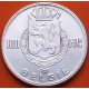 BELGICA 100 FRANCOS 1951 DINASTIAS DE 4 REYES Leyenda BELGIE KM.139 MONEDA PLATA MBC+ Belgium 100 Francs 1/2 ONZA
