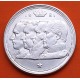 BELGICA 100 FRANCOS 1951 DINASTIAS DE 4 REYES Leyenda BELGIE KM.139 MONEDA PLATA MBC+ Belgium 100 Francs 1/2 ONZA