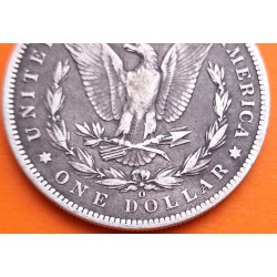 ESTADOS UNIDOS 1 DOLAR 1886 O MORGAN KM.110 MONEDA DE PLATA MUY CIRCULADA USA Silver $1 Dollar Coin R/4