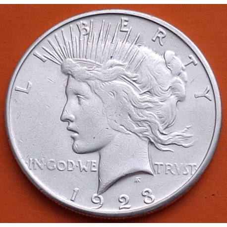 ESTADOS UNIDOS 1 DOLAR 1923 S PEACE PAZ KM.150 MONEDA DE PLATA MBC+ USA $1 Dollar silver R/3