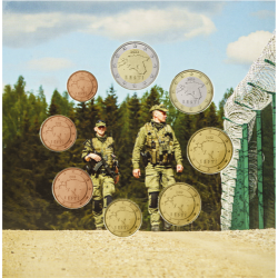 . 7.500 Tirada x ESTONIA CARTERA OFICIAL EUROS 2022 SC 1+2+5+10+20+50 Centimos + 1 EURO + 2 EUROS 2022 GUERRA EN UCRANIA