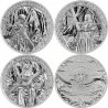 . @2/MARZO Envío@ 3 MONEDAS x ALEMANIA 5 MARK 2026 URD - SKULD - WERDANDA PLATA PURA Germania Mint ONZA Nörns
