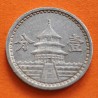 @ESCASA@ CHINA 1 FEN 1942 PEKING Japanese Puppet States PROVISIONAL GOVERNMENT KM.523 MONEDA DE ALUMINIO EBC 16mm Japan