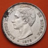 @PRECIOSA + MANCHITAS@ ESPAÑA 5 PESETAS 1875 * 18 75 DEM REY ALFONSO XII y ESCUDO KM.671 MONEDA DE PLATA (DURO) Spain silver R/6