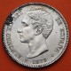 @PRECIOSA + MANCHITAS@ ESPAÑA 5 PESETAS 1875 * 18 75 DEM REY ALFONSO XII y ESCUDO KM.671 MONEDA DE PLATA (DURO) Spain silver R/6
