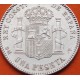 . @CASI NUEVA@ ESPAÑA Rey ALFONSO XIII 1 PESETA 1900 * 19 00 SMV KM.706 MONEDA DE PLATA Spain silver R/2