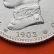 . @CASI NUEVA@ ESPAÑA Rey ALFONSO XIII 1 PESETA 1903 * 19 03 BUSTO MILITAR SMV KM.721 MONEDA DE PLATA R/3