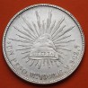 . @PRECIOSA@ MEXICO 1 PESO 1908 Mo GV Ceca de MEXICO GORRO FRIGIO y AGUILA KM.409.2 MONEDA DE PLATA silver coin