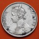 . @ESCASO Tipo VICTORIA EMPERATRIZ en vez de REINA@ INDIA 1 RUPIA 1880 MONEDA DE PLATA KM.492 British 1 Rupee silver
