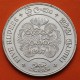 @RARA@ SRI LANKA 5 RUPIAS 1957 ELEFANTES 2500 AÑOS DEL BUDISMO KM.126 MONEDA DE PLATA EBC Ceylon 5 Rupees