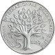 SAN MARINO 5 EUROS 2019 AÑO INTERNACIONAL DE LOS BOSQUES MONEDA DE PLATA SC 18 grs Ley 925 ESCASA 0,53 ONZAS