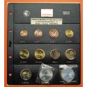 ESPAÑA MONEDAS EURO 2011 SC 1+2+5+10+20+50 Céntimos 1€ + 2 EUROS 2011 + 2€ ALHAMBRA + 20 EUROS 2010 y 2011 PLATA + HOJA DE PARDO