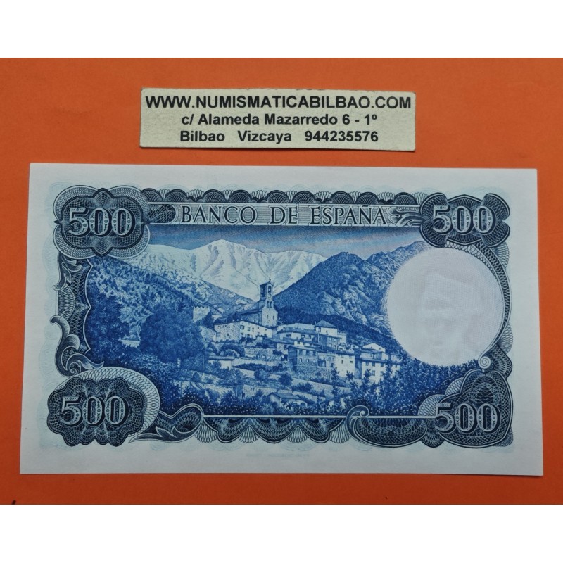 . 1 Billete NUEVO x ESPAÑA 500 PESETAS 1971 JACINTO VERDAGUER Serie Z Pick 153 SC Spain UNC banknote