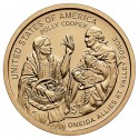 . @5/MARZO Envío@ ESTADOS UNIDOS 1 DOLAR 2026 P INDIA SACAGAWEA - POLLY COOPER MONEDA DE LATON SC Native