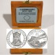 LUXEMBURGO 20 ECU 1992 REY CHALES y PUENTE KM.X.22 MONEDA DE PLATA PROOF ESTUCHE y CERTIFICADO