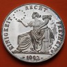@1 ONZA 999@ ALEMANIA 1 ECU 1992 EUROPA DAMA y MAPA DEUTSCHLAND EINIGKEIT RECHT FREIHEIT MONEDA DE PLATA PROOF + MANCHAS