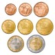 CHIPRE MONEDAS EURO 2024 SC 1+2+5+10+20+50 Centimos + 1 EURO + 2 EUROS 2024 Serie Tira Cyprus