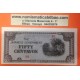 JAPON 50 CENTAVOS 1942 OCUPACION DE FILIPINAS 2ª GUERRA MUNDIAL Pick 105 SC PHILIPPINES JAPANESE OCCUPATION WWII