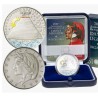 . @RARA + ORO y COLORES@ ITALIA 5 EUROS 2022 DANTE ALIGHIERI EL PURGATORIO MONEDA DE PLATA ESTUCHE