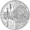 . 1 aaaacoin @12/SEP Envïo - PLATA PROOF@ AUSTRIA 10 EUROS 2024 FLOR VIOLETA Serie THE LANGUAJE OF FLOWERS 7ª MONEDA Estuche