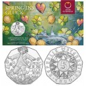 . 1 aaaaaaaaacoin AUSTRIA 5 EUROS 2025 NIÑO y TRÉBOLES Serie Año Nuevo MONEDA DE PLATA @BLISTER Edic Limitada@ SC Osterreich