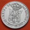 . @RARA@ ESPAÑA Reina ISABEL II 40 CENTIMOS DE ESCUDO 1866 Ceca de SEVILLA KM.628.2 MONEDA DE PLATA Spain