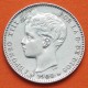 ESPAÑA Rey ALFONSO XIII 1 PESETA 1900 * 19 00 SMV KM.706 MONEDA DE PLATA MBC++ Spain silver R/4