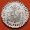 ESPAÑA Rey ALFONSO XIII 1 PESETA 1900 * 19 00 SMV KM.706 MONEDA DE PLATA MBC++ Spain silver R/4
