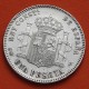 ESPAÑA Rey ALFONSO XIII 1 PESETA 1900 * 19 00 SMV KM.706 MONEDA DE PLATA MBC++ Spain silver R/4