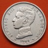 . @RARA VARIANTE CERO PARTIDO@ ESPAÑA Rey ALFONSO XIII 1 PESETA 1904 * 19 04 SMV KM.721 MONEDA DE PLATA Spain R/5